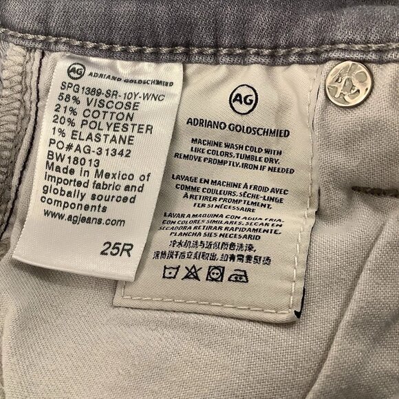 AG Adriano Goldschmied Super Skinny Legging Ankle Womens Size 25R - Picture 10 of 12